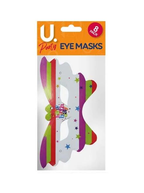 Party Eye Mask 8pk Party Eye Mask 8pk